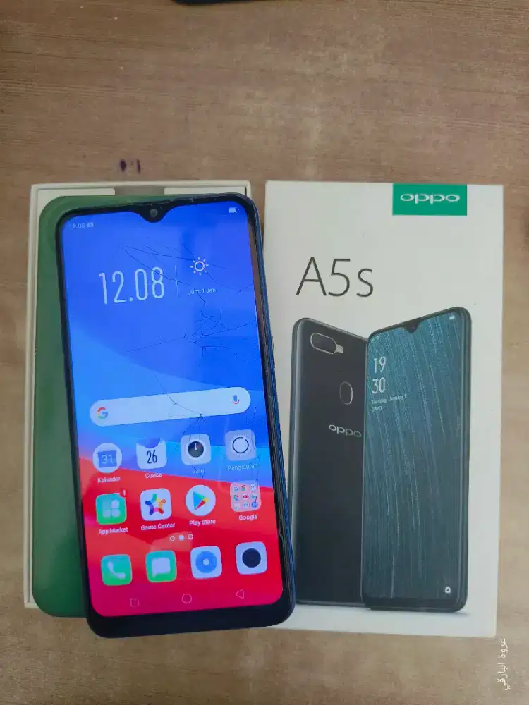 Oppo A5s Ram 3/32 GB Fullset Minus Ringan