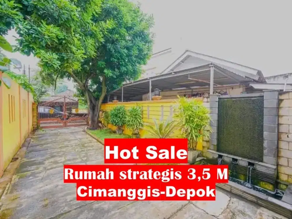 Rumah startegis dan besar di Harjamukti Cimanggis Depok