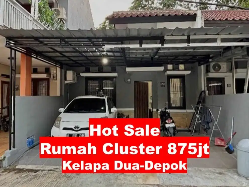BU Rumah Strategis Kelapa Dua Depok Rumbut dekat Kalisari