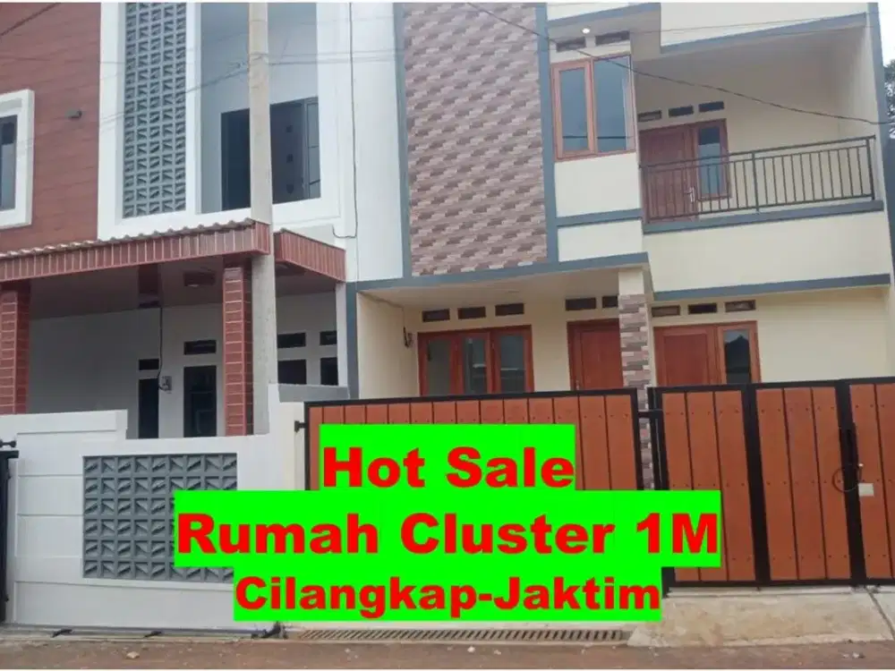 Rumah murah 2Lt dalam Cluster di Cilangkap Jakarta Timur