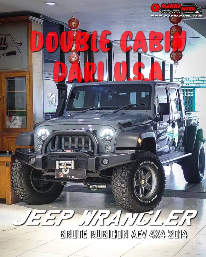 KM 22RB - JEEP WRANGLER RUBICON BRUTE 3.6 A/T - 2014