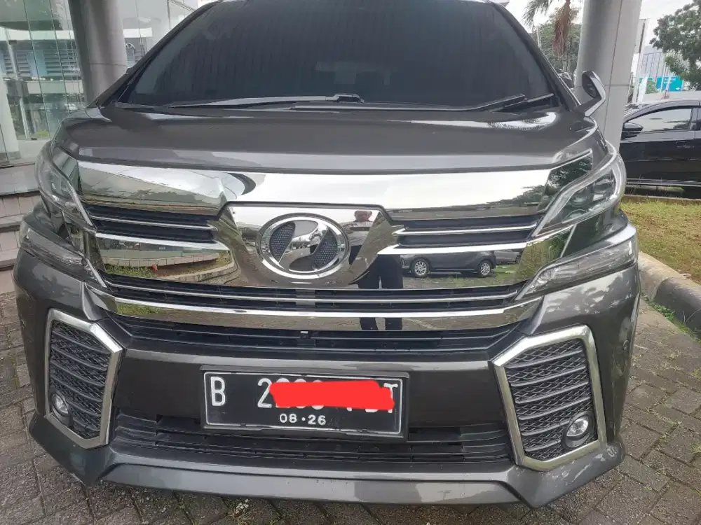 Vellfire 2017 unit bagus