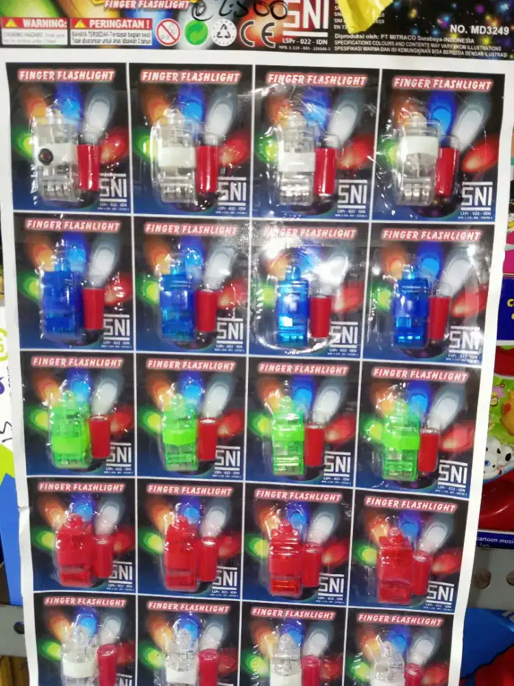 Mainan Anak Lampu Jari ECER Grosir