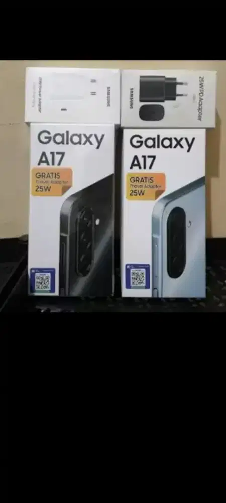 Samsung galaxy A17 256gb ram 8gb dan8/128 garansi resmi