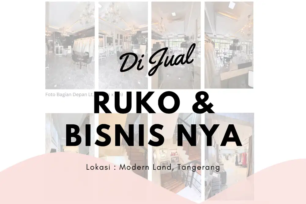 Dijual Ruko Siap Pakai Beserta Usaha nya