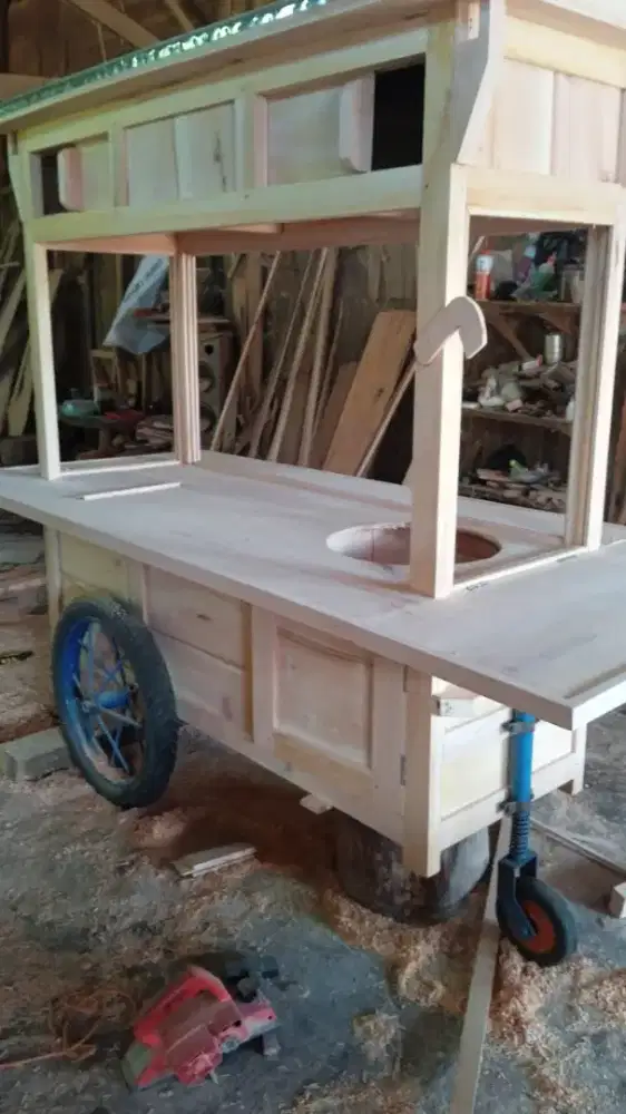 Jual Gerobak Angkringan, Bakso, Mie Ayam, Bubur, Sate, Soto, Pecel dll