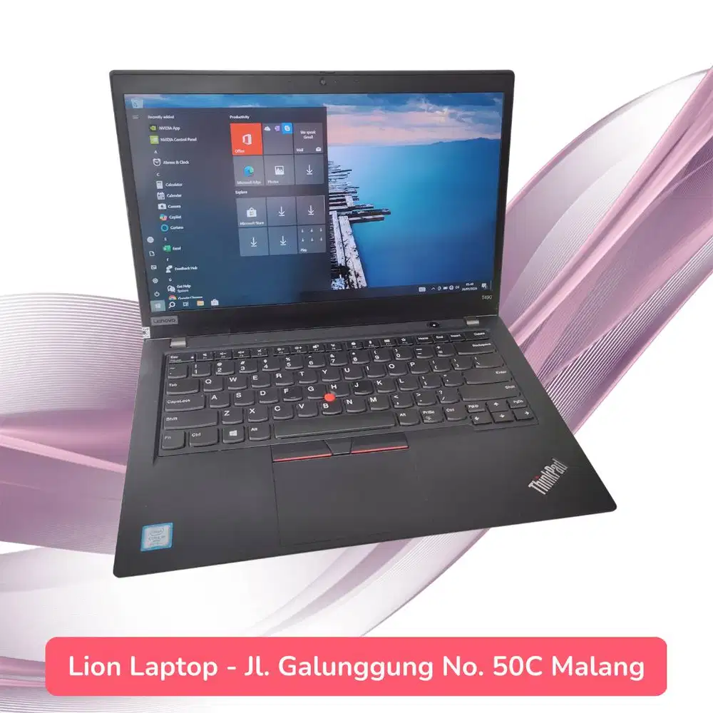 Double VGA NVIDIA Core i5 8/256 Slim Lenovo Thinkpad T490 [11|02]