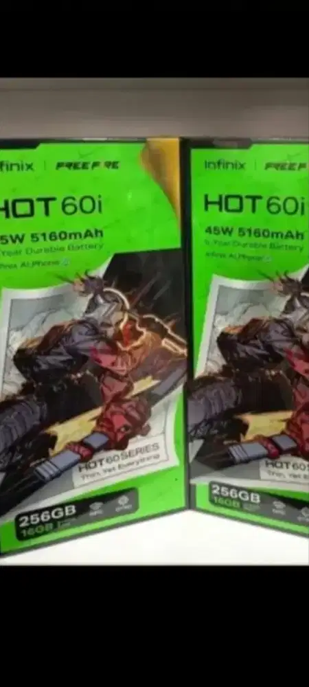 Infinix hot 60i ram 8gb 256gb dan6/128 garansi resmi