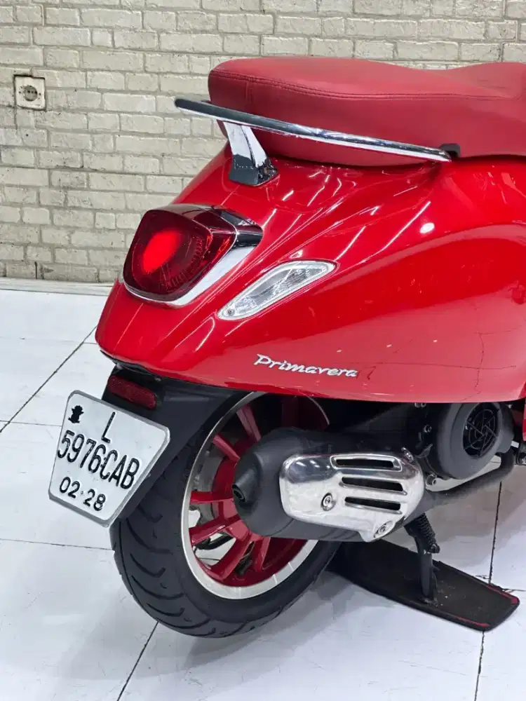 LIKE NEW CONDITION‼️ VESPA PRIMAVERA RED EDITION 2020 ODO 30O PERAK