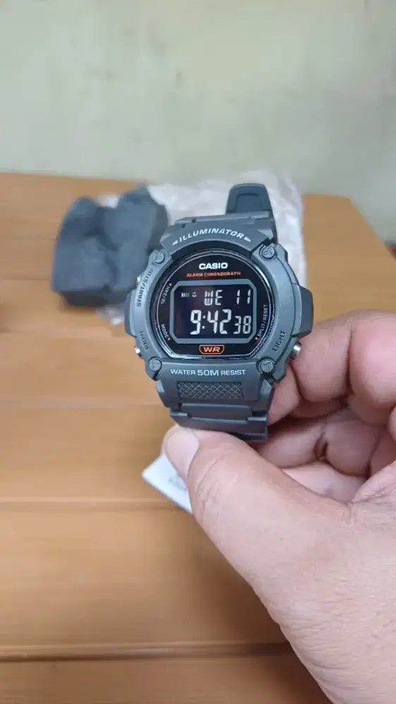 Casio W219H Abu Abu