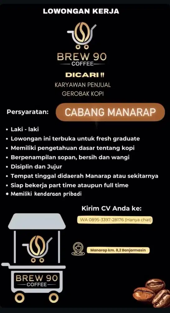 Lowongan kerja pembuat kopi