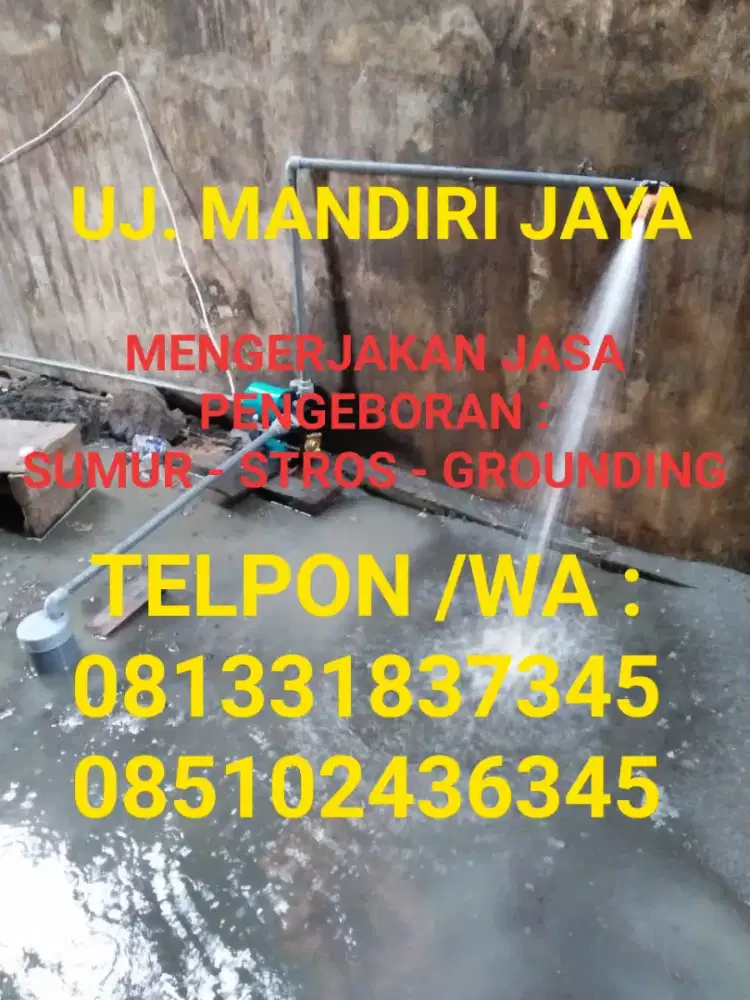JASA PENGEBORAN SUMUR BOR - BOR STROUS DAN BOR GROUNDING/ARDE