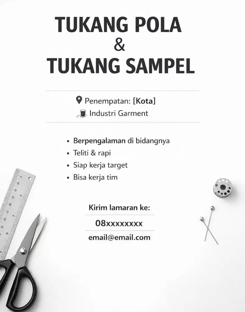 Tukang Pola+Sampel