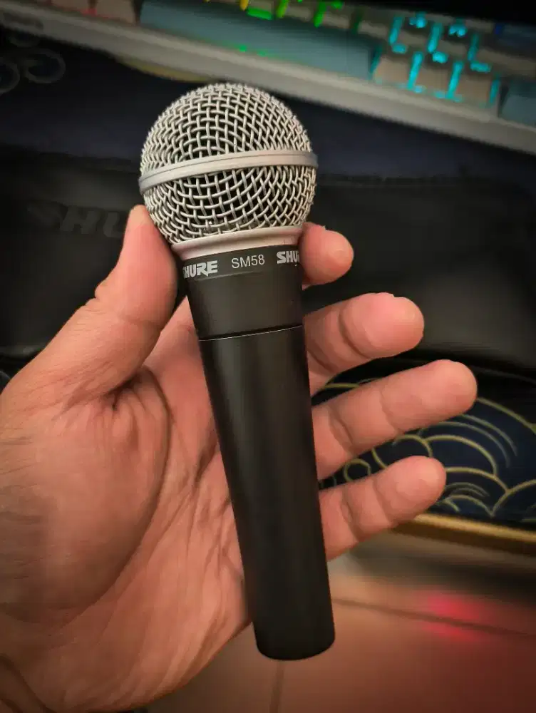 MIC SHURE SM58 ORIGINAL KONDISI MASIH SUPER MICROPHONE