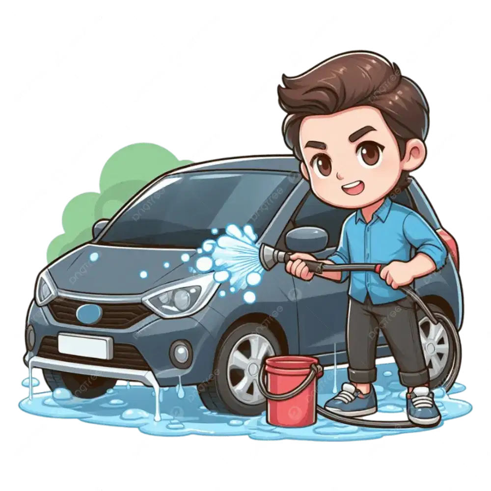 Panggilan. Cuci mobil rumah ke rumah