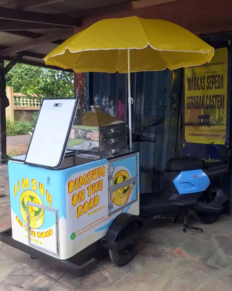 SEPEDA GEROBAK KOPI/SEPEDA LISTRIK GEROBAK KOPI/SEPEDA GEROBAK MURAH