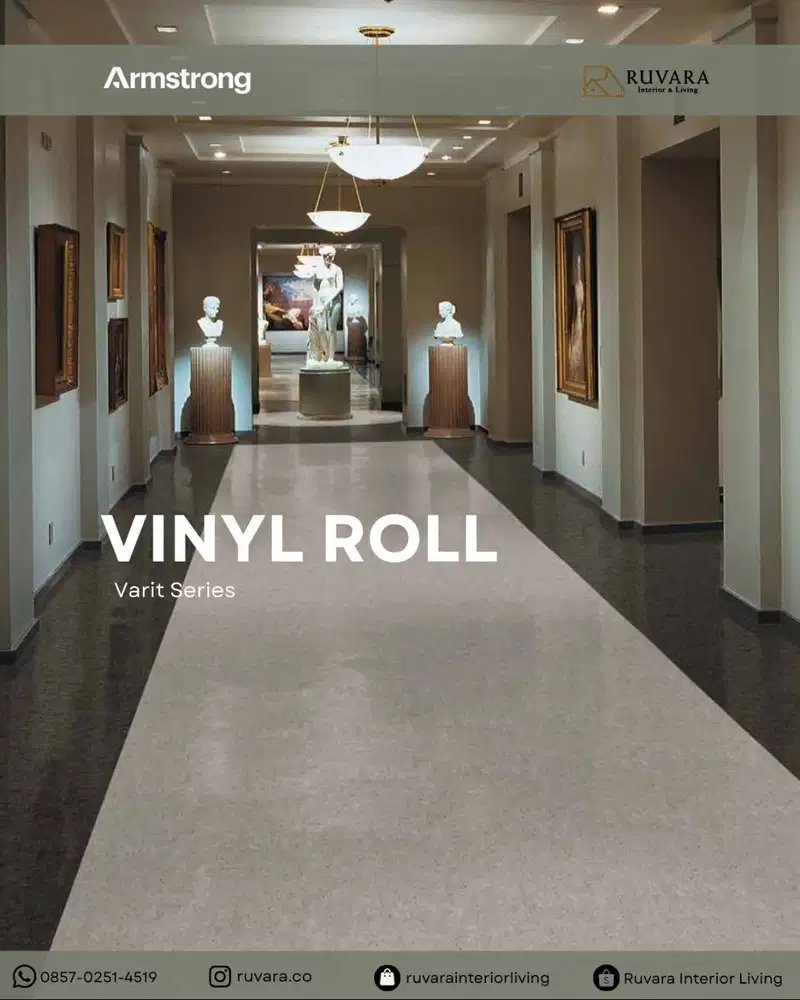 Vinyl Roll Varit Series 2×20 m | Tebal 2 mm | Wear Layer 0,3 mm |