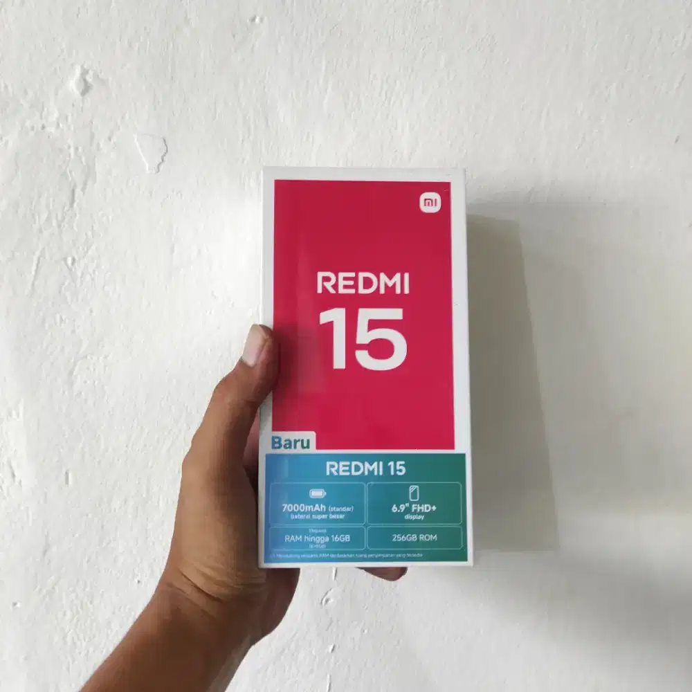 [ fast respon WA ] Xiaomi Redmi 15 NFC 8+8/256 Garansi resmi 15bln