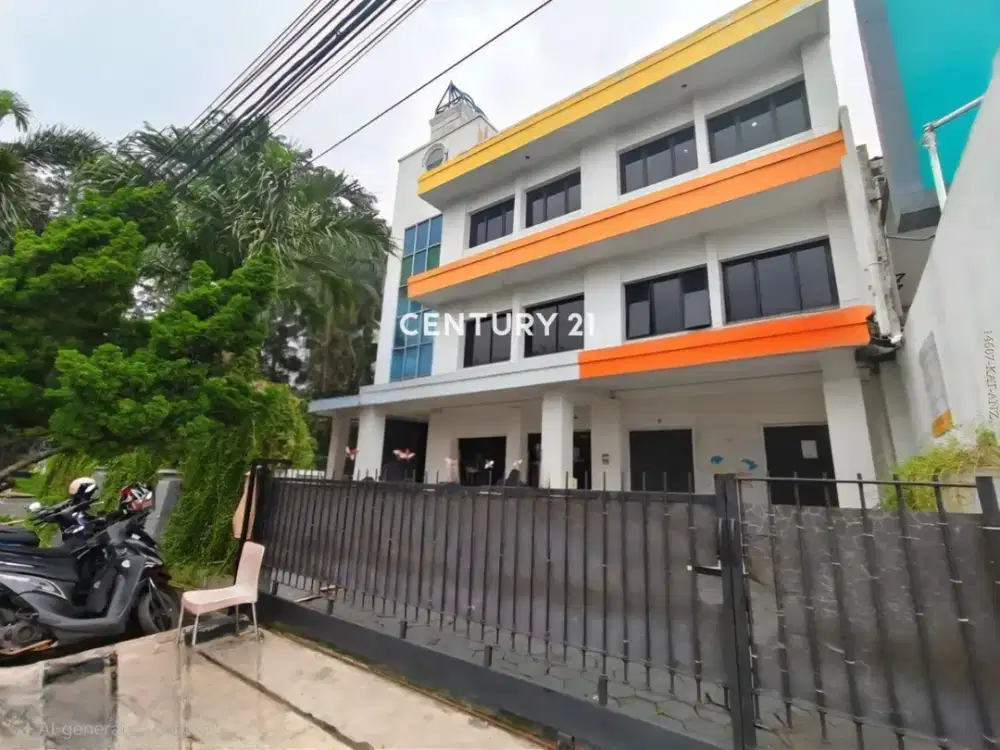 Dijual Ruang Usaha - Mini Gedung Strategis Posisi Hook Bintaro jaya sektor 9