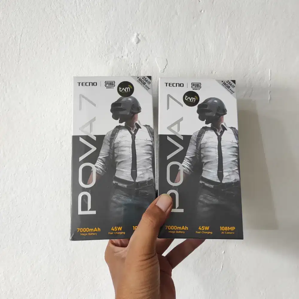 [ Fast respon WA ] Tecno Pova 7 8+8/256 Garansi resmi 13bln