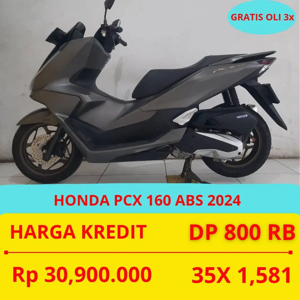 HONDA PCX 160 ABS 2024 DP MURAH 800 RIBU GUYSS