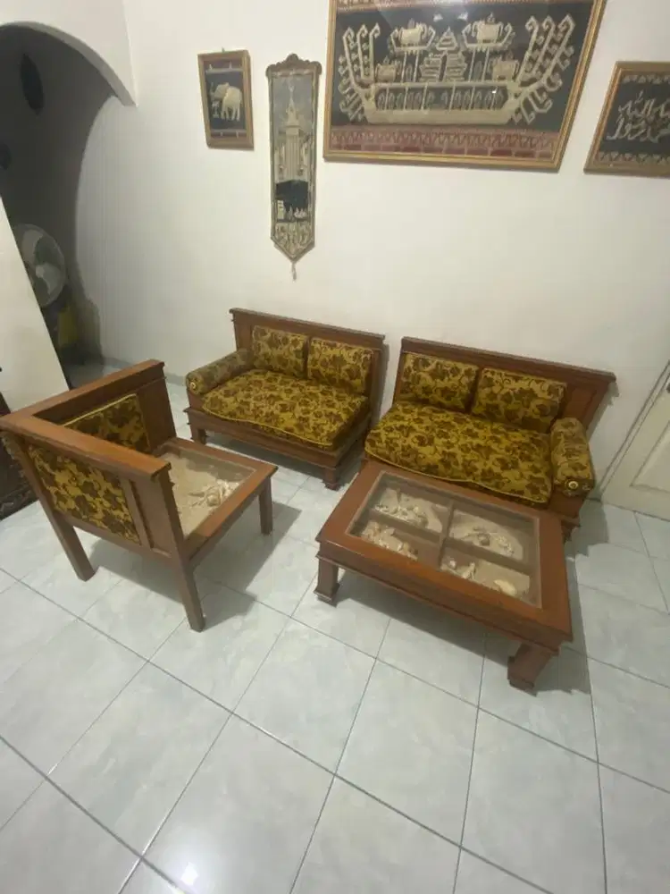 kursi jati 1 set