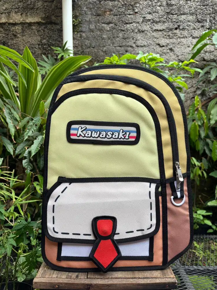 Kawasaki Sport X SpongeBob  Ransel Badminton Ransel Raket Bulu tangkis