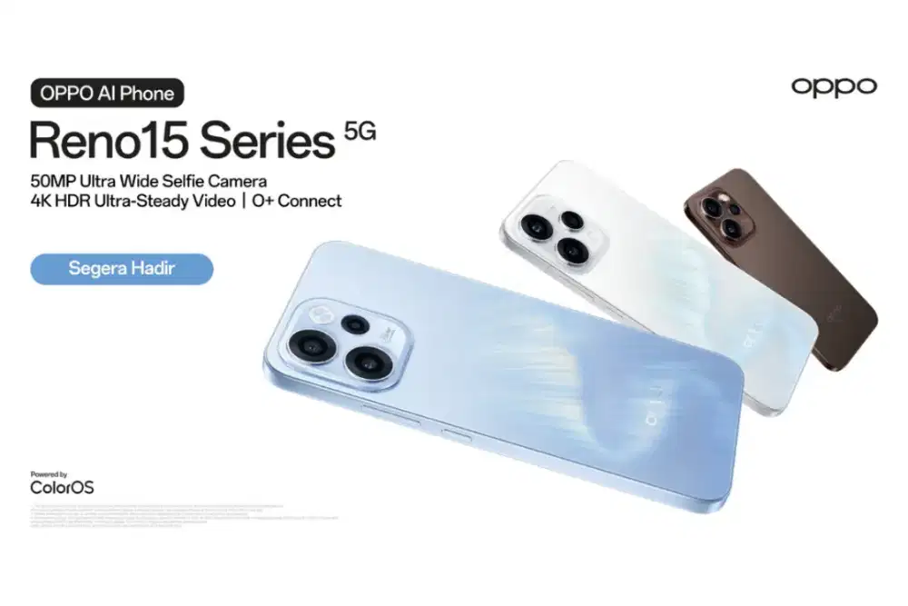 OPPO RENO 15 F 12/256 GB CICILAN TANPA KARTU KREDIT