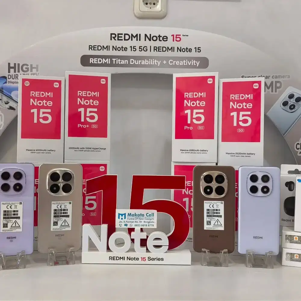 PROMO NEW PRODUCT REDMI NOTE 15 CICILAN TUKAR TAMBAH BISA SYARAT MUDAH