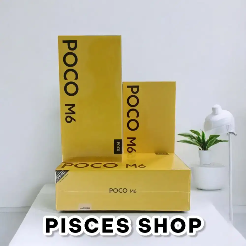 POCO M6 RAM 8/256 NEW Segel Garansi Resmi 1 Tahun