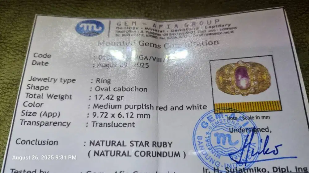 Dijual Gemstone ruby, moon stone , dll