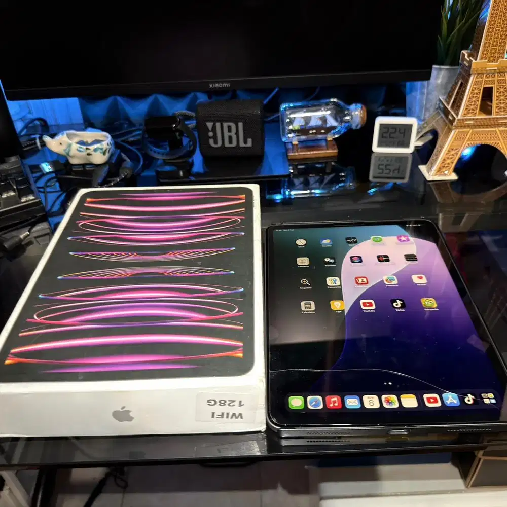 Apple iPad Pro M2 128GB Space Gray, Murah, Fullset, Banyak Bonus