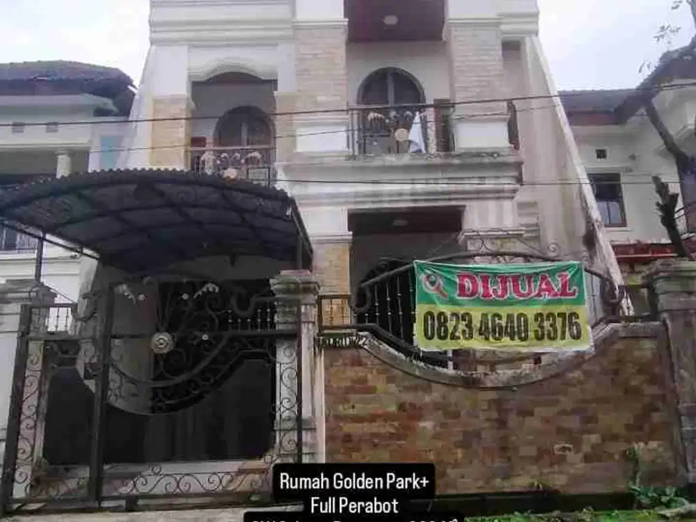 Turun Harga Rumah Golden Park+Full Perabot8X18, Luas Bangunan 300 M²3 Lantai SHM