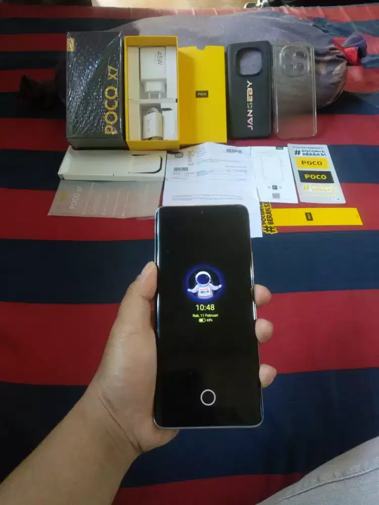 Poco X7 5G 12/512 resmi fullset