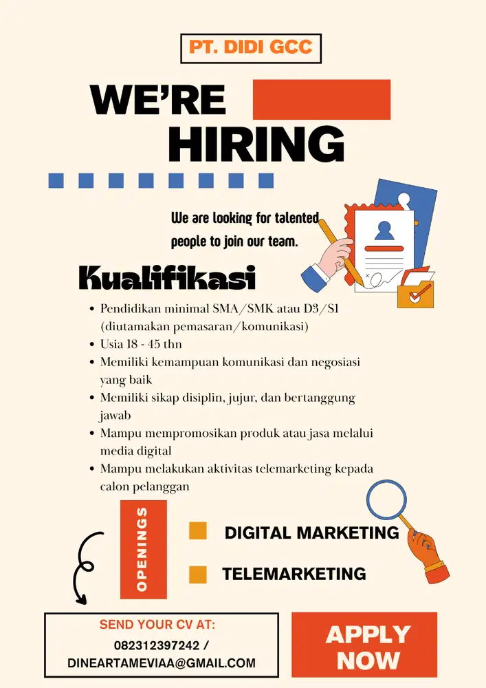 Urgent Recruitment - Telemarketing