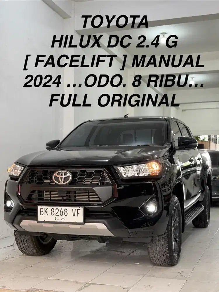 Odo. 8 Rb Toyota HIlux DC 2.4 G Facelift 4x4 Manual 2024