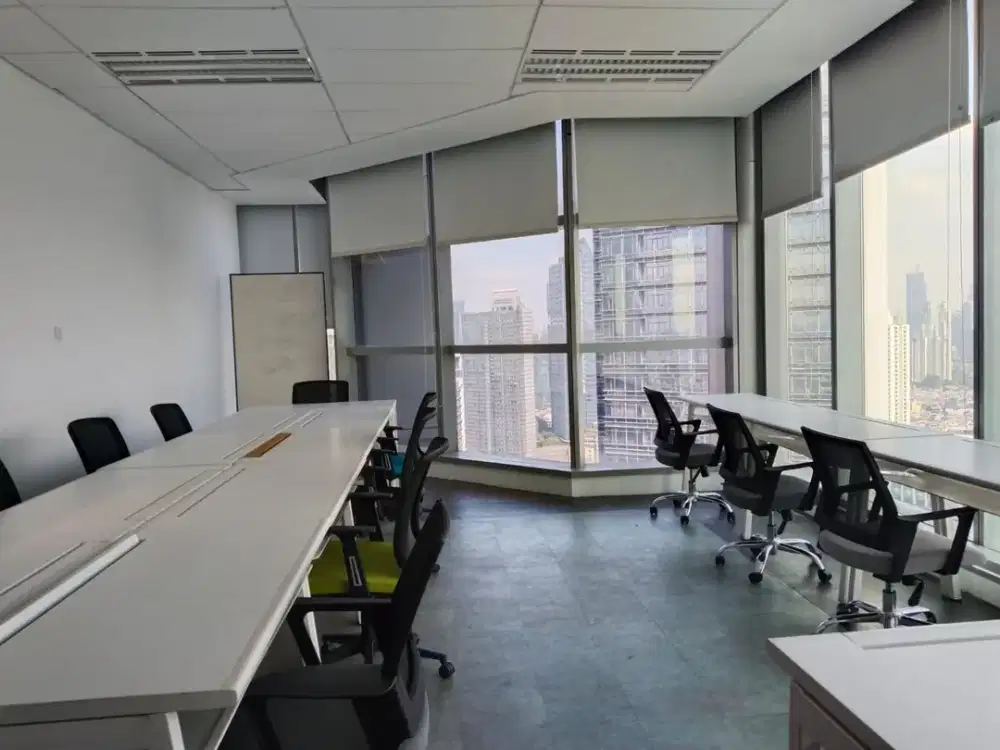 Kantor Unit Furnished 6 Pax at Menara SMBC Mega Kuningan Near LRT