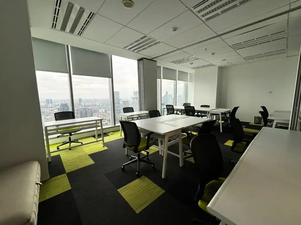 Kantor Unit Furnished 8 Pax at Menara SMBC Mega Kuningan Near LRT