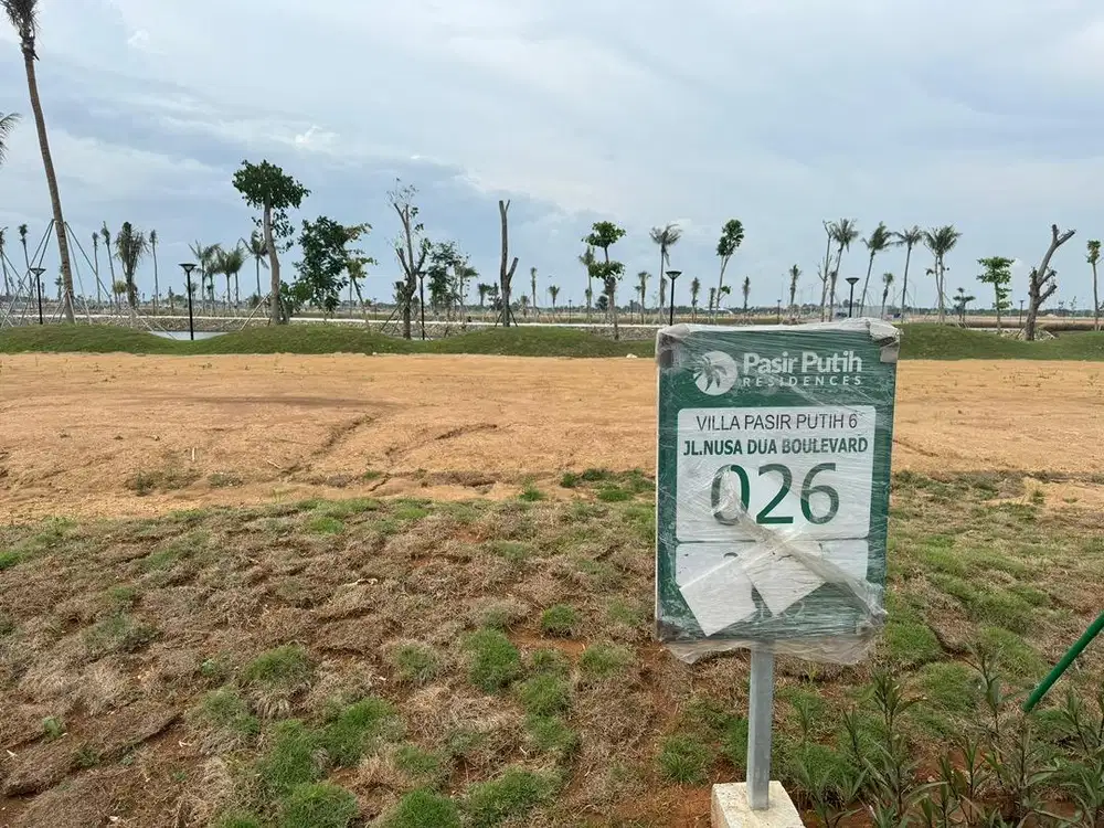 DISEWAKAN TANAH KAVLING VILLA PASIR PUTIH 6 PIK2 (12x30) VIEW DANAU