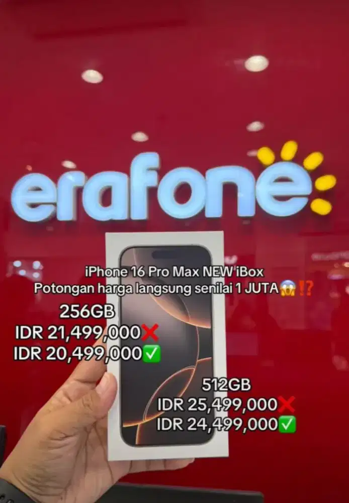 PROMO IPHONE 16 PROMAX