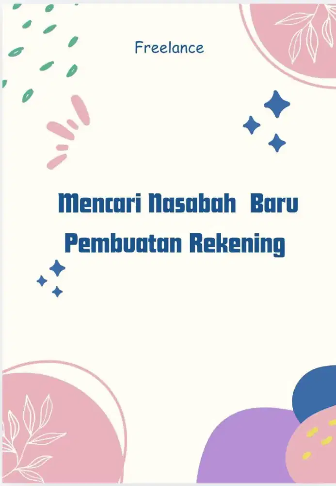 Dicari pekerja freelance yang mampu target