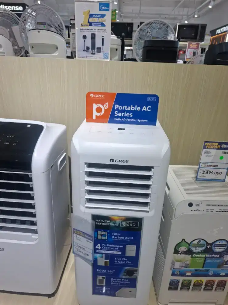 AC portable 1/2 pk
