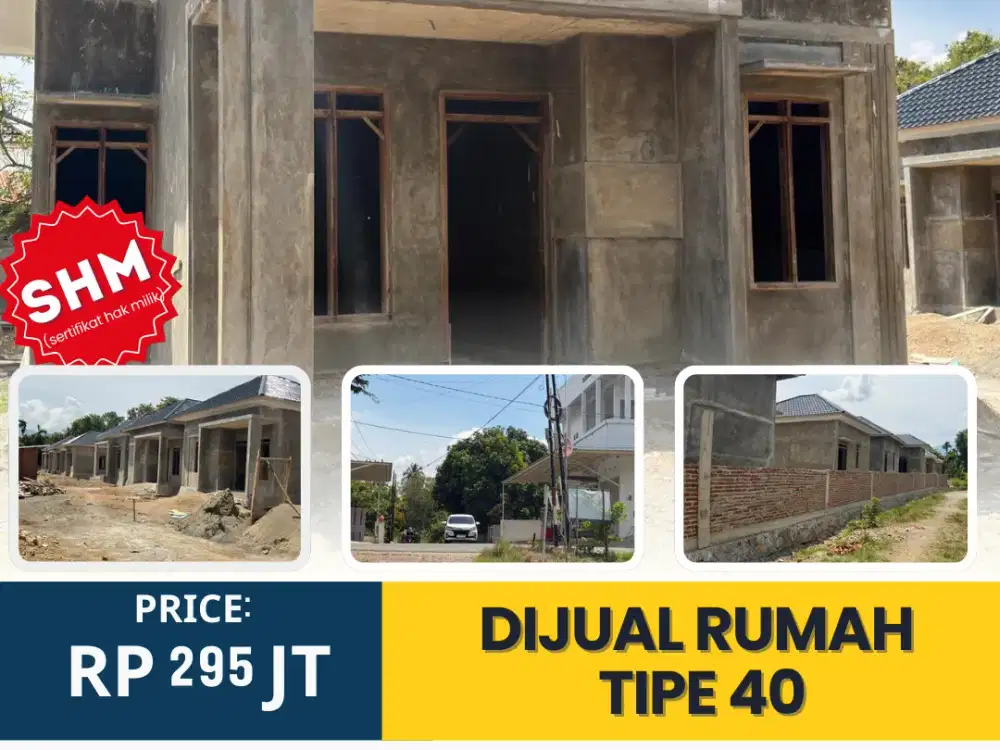 Rumah Tipe 40 Dijual di Lambaro Aceh Besar – Depan Pesantren Ule Titi, SHM