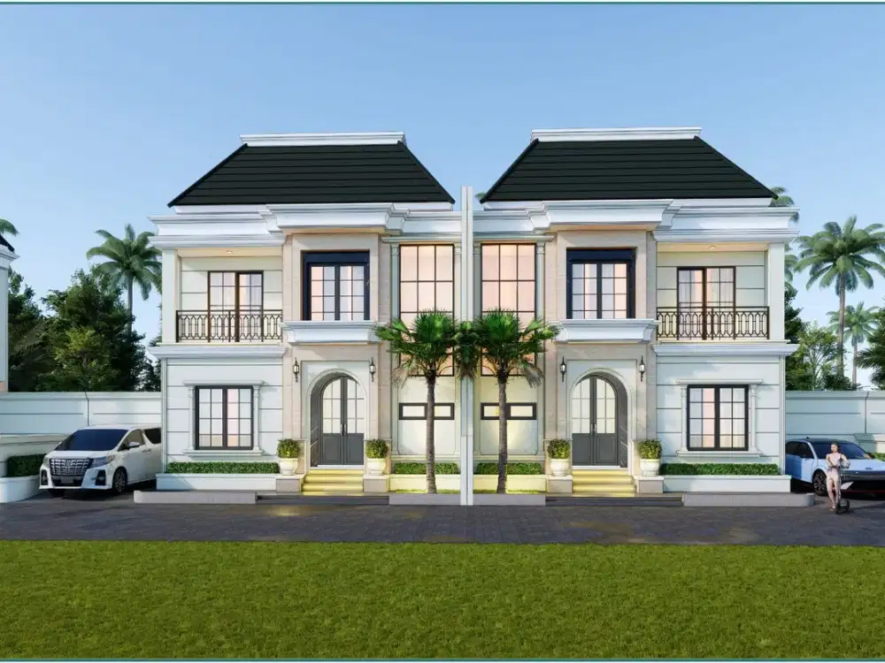 HUNIAN MEWAH SLEMAN 2 LANTAI AMERICAN CLASSIC ADA MASJID JL GODEAN