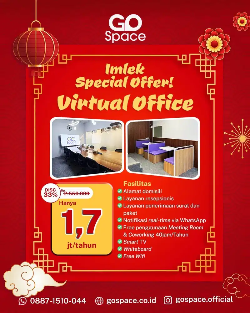 Imlek Special Office Virtual Office Murah