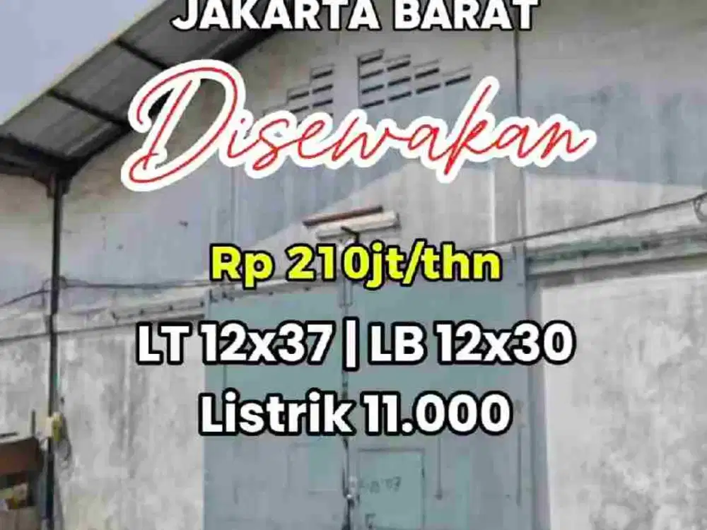 Wilson Disewakan gudang akses kontainer 40 di kapuk kamal