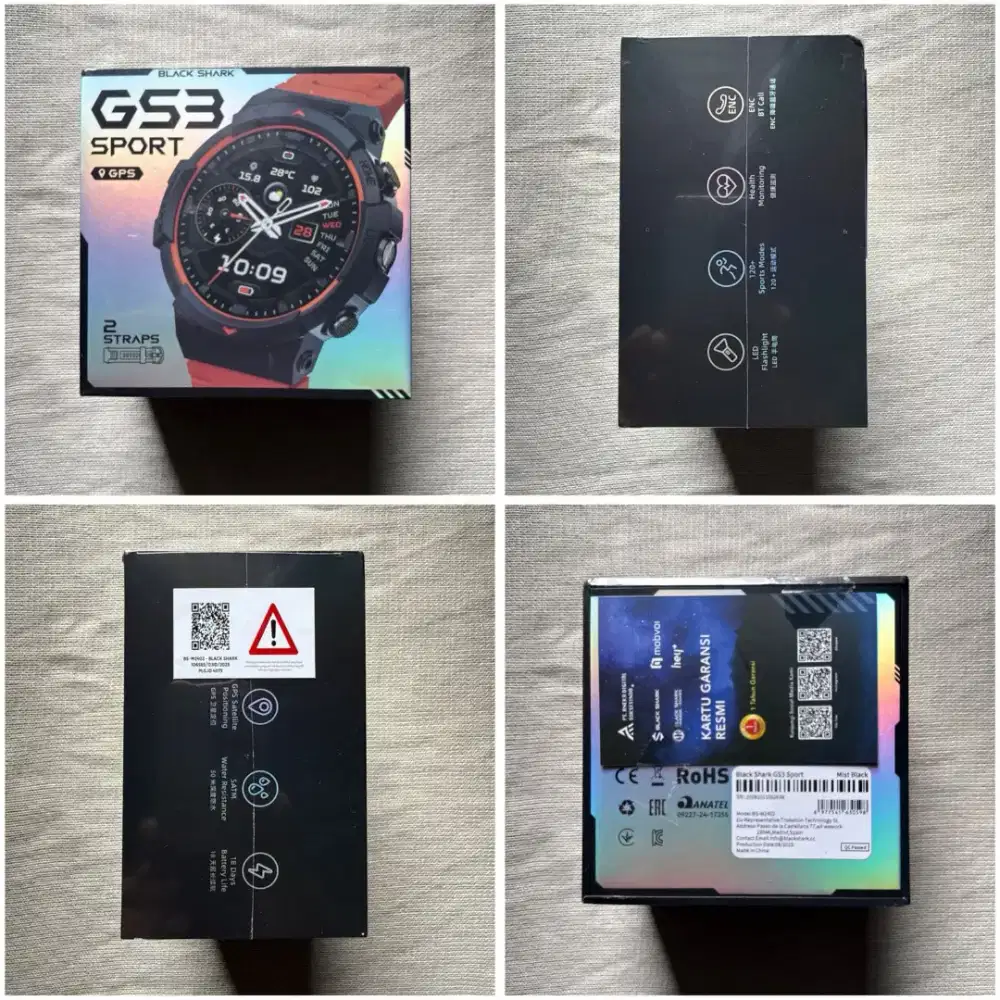 Smartwatch Black Shark GS3 Sport Gps Segel Baru