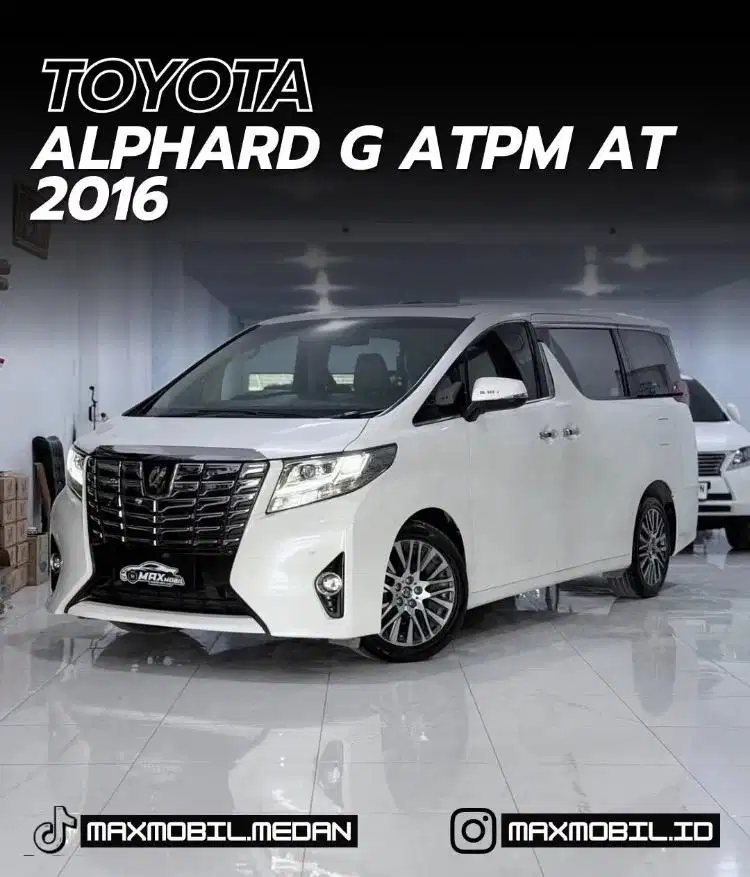 [ODO 50RB‼️] TOYOTA ALPHARD 2.4 G ATPM AT 2016 pemakaian 2017