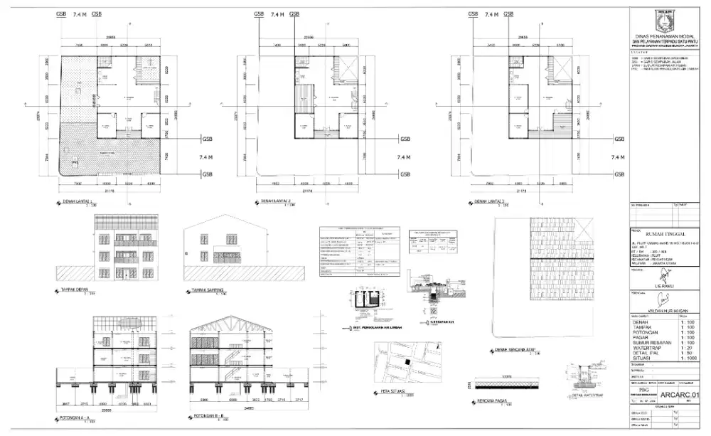 Jasa Pembuatan Gambar Untuk IMB/PBG/SLF