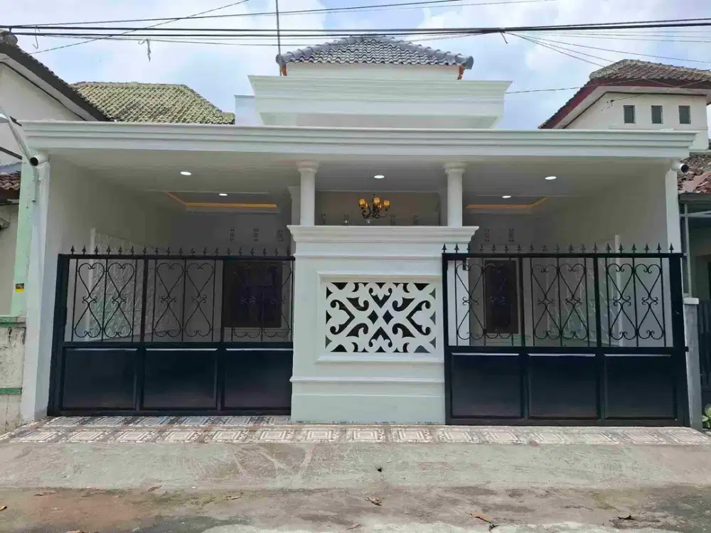 Rumah baru model eropa pinggir jalan mangesthi raya gentan baki solobaru